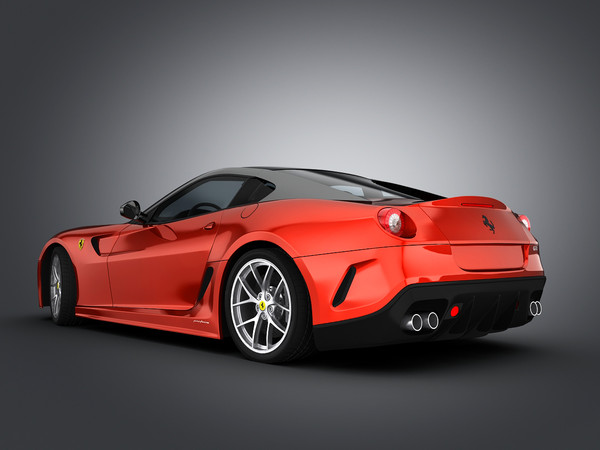 ferrari car 3d model - Ferrari 599 GTO by Swan3DStudios